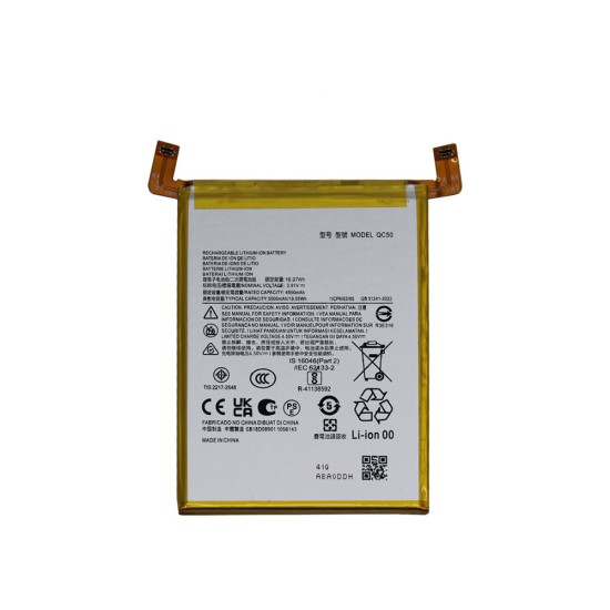 Bateria QC50 para Motorola Moto Edge 50 Fusion 5000mAh